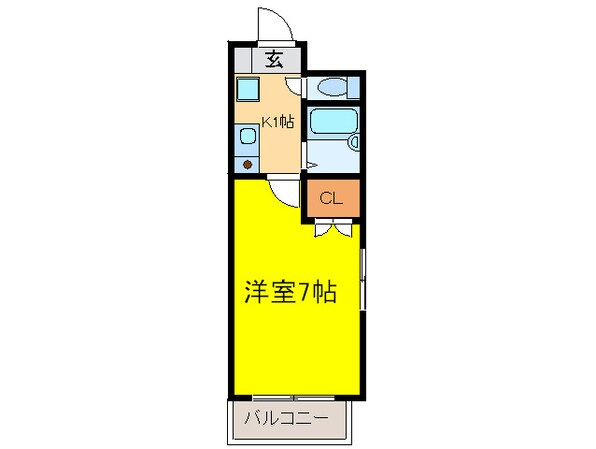 シェリ－メゾンの物件間取画像